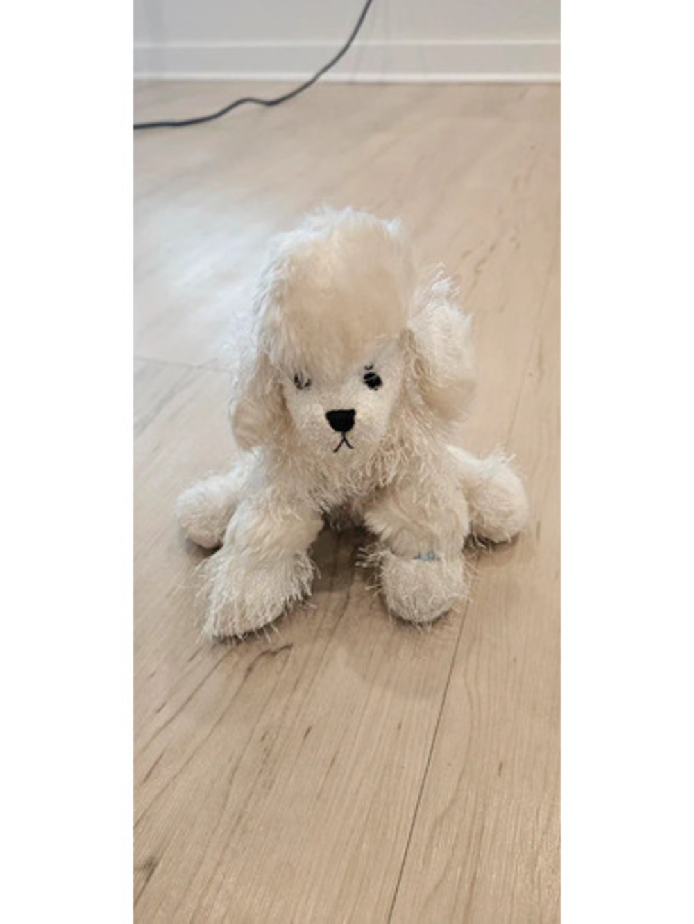 Original webkinz without the tag, white poodle